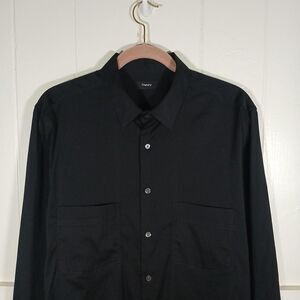 Theory Men's Black Shirt